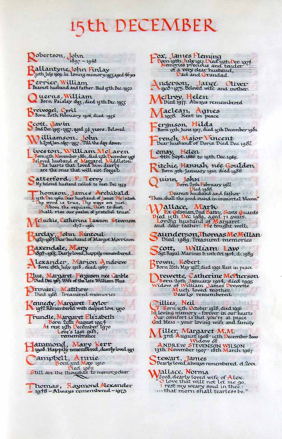 15th December Page 1 15th December Page 1